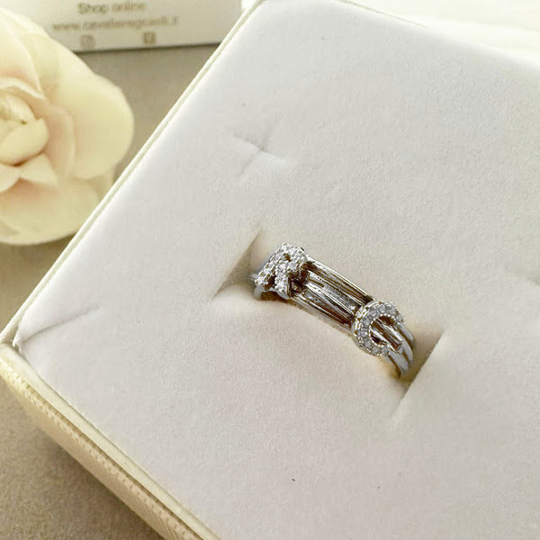 anello filo della vita argento personalizzato