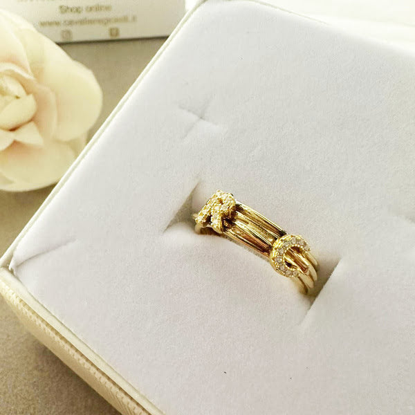 anello filo della vita argento personalizzato