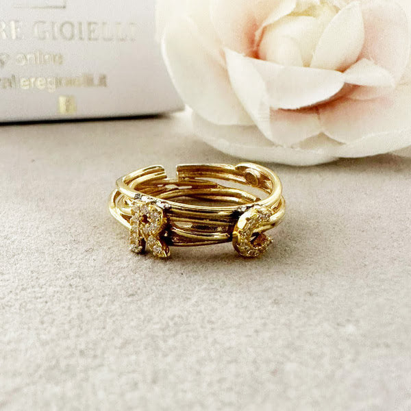 anello filo della vita argento personalizzato