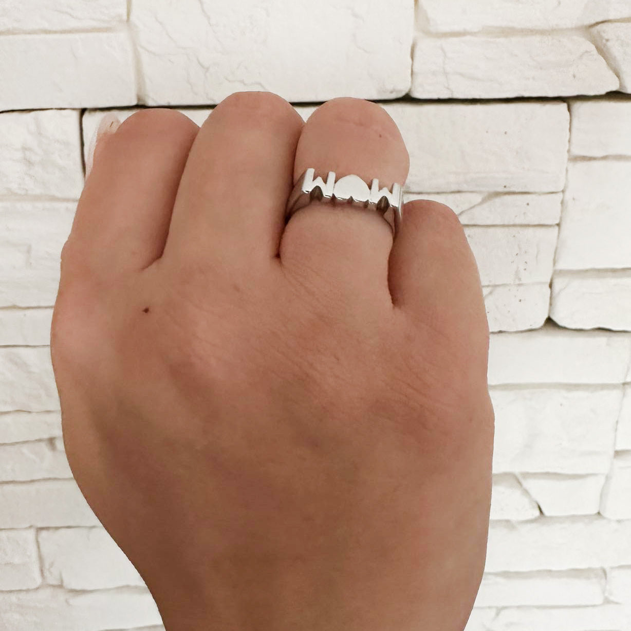 anello mamma mom argento 925