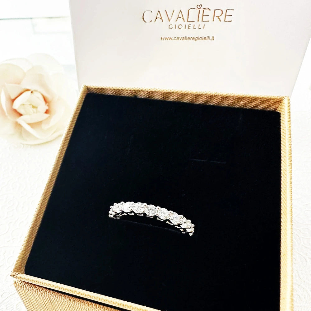 Anello Veretta Eternity Argento 925