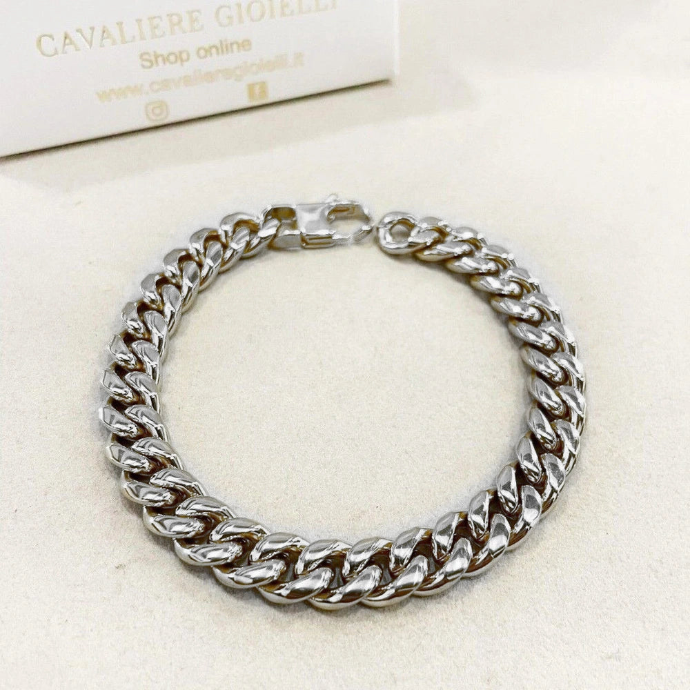bracciale catena acciaio