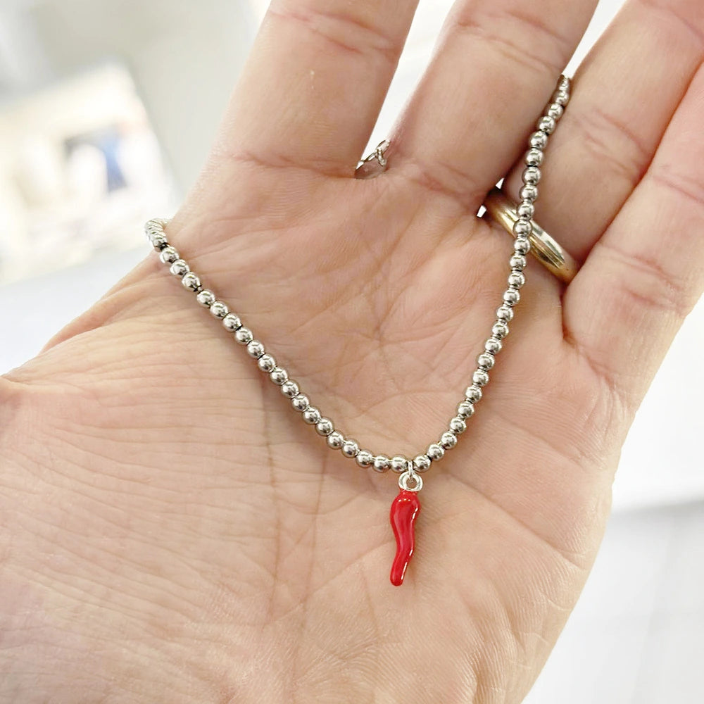 BRACCIALE DONNA PORTAFORTUNA CORNO | SAGA GIOIELLI - 7