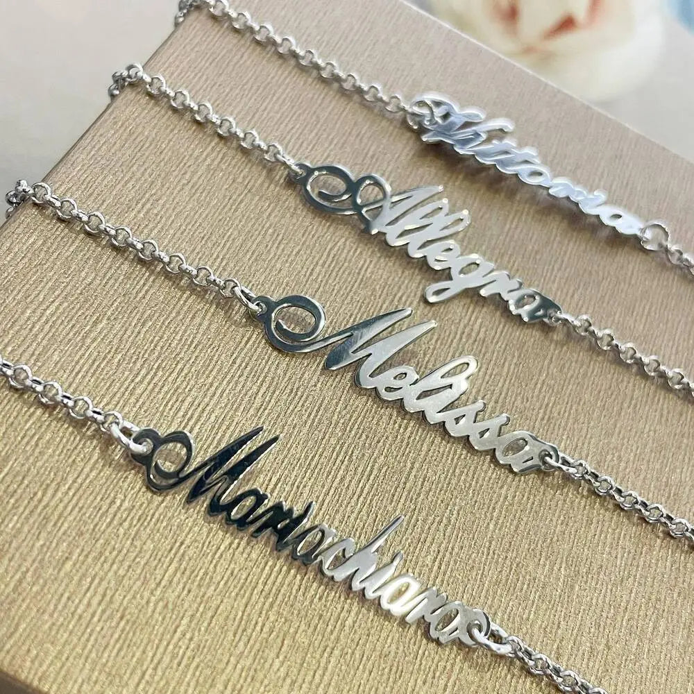 bracciale con nome in argento 925