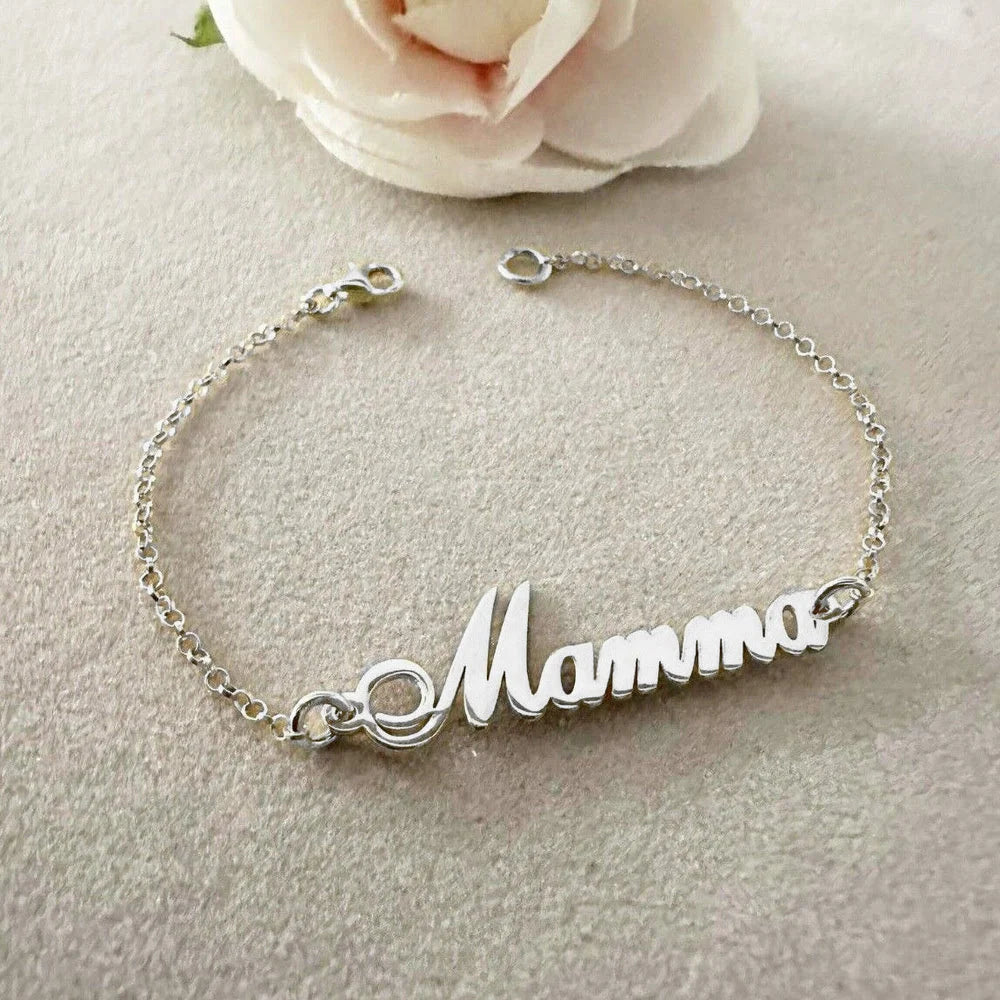 bracciale mamma argento 925