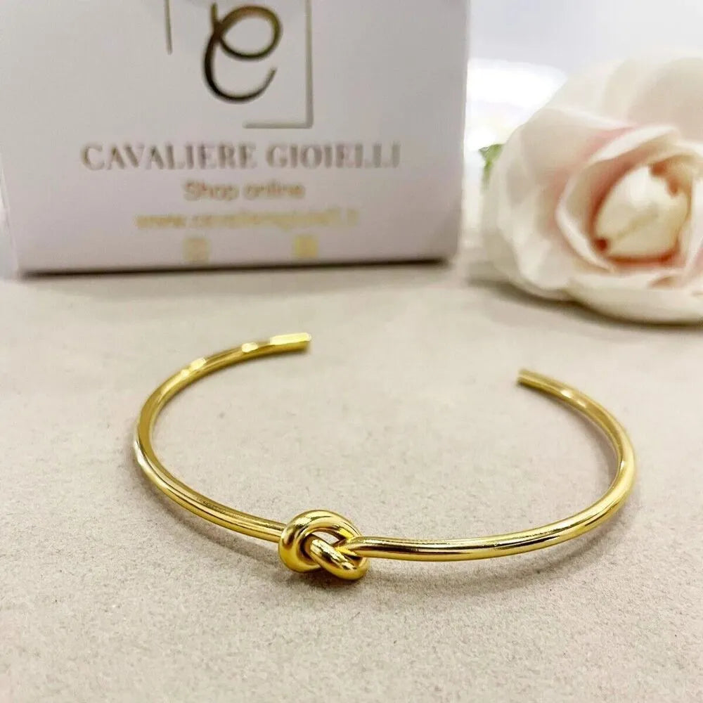bracciale nodo rigido acciaio
