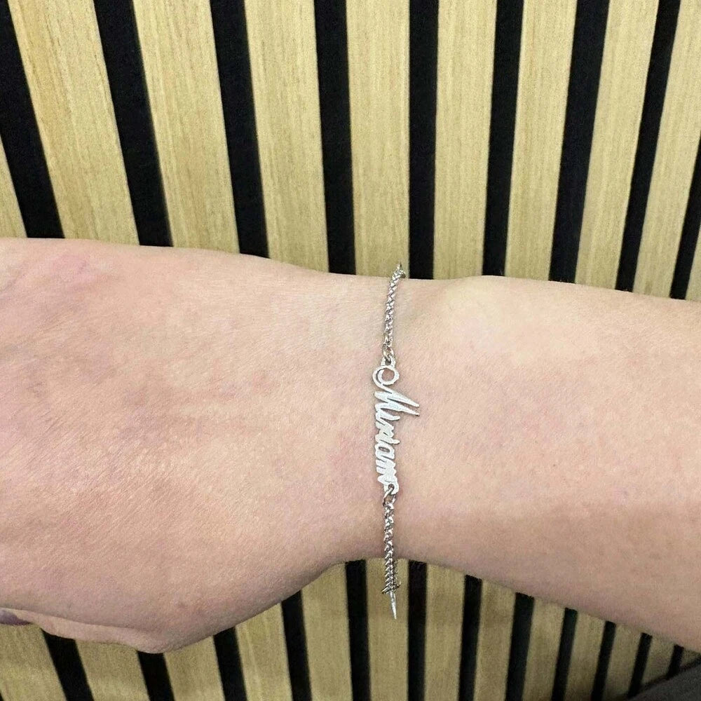Bracciale Nomi Personalizzato in Argento 925