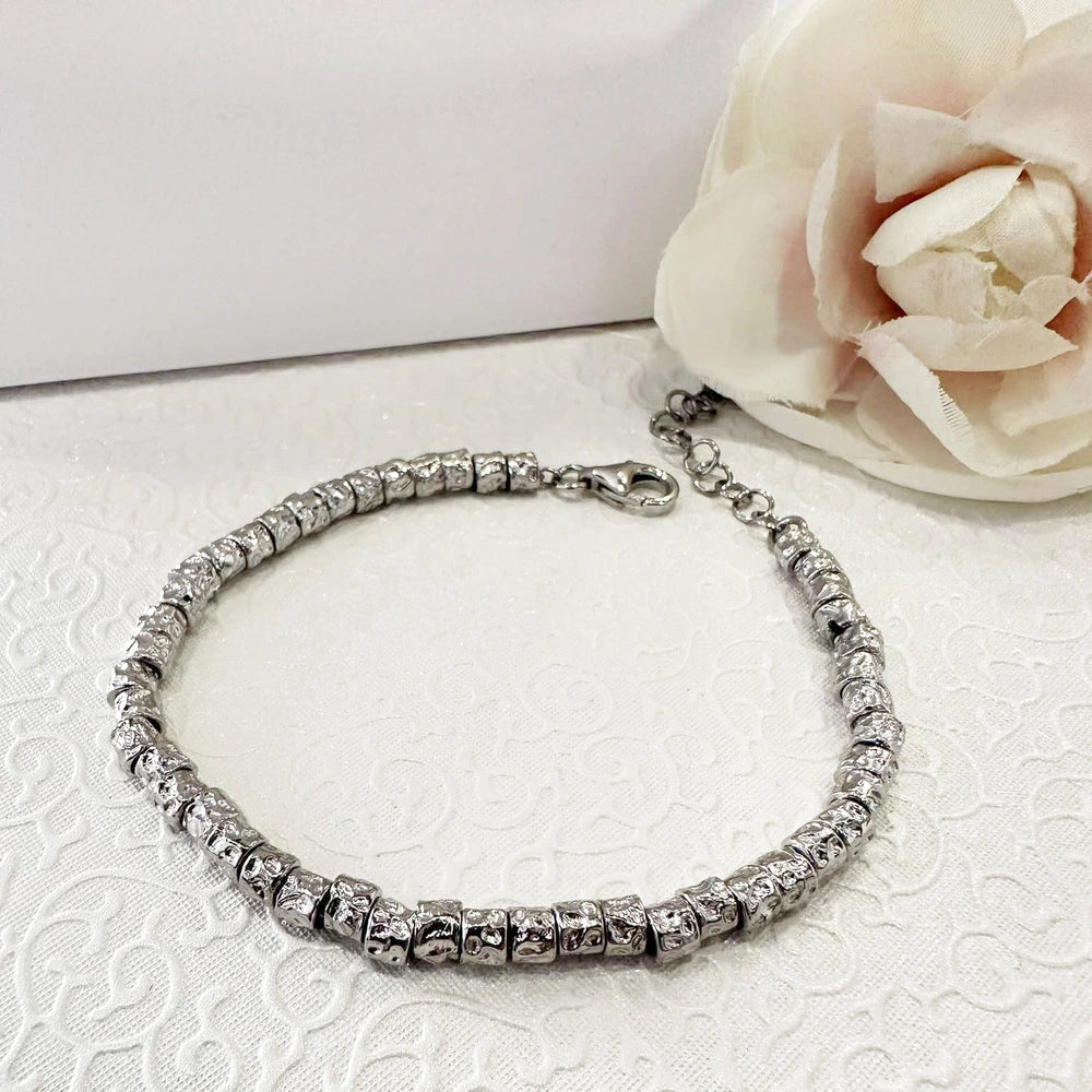 Bracciale con Pepite Granelli Argento 925