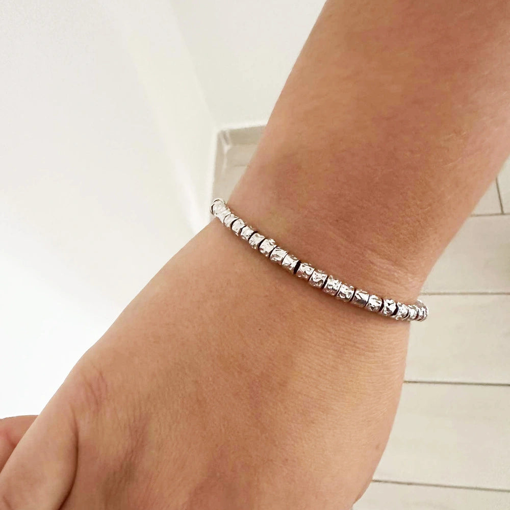 Bracciale con Pepite Granelli Argento 925