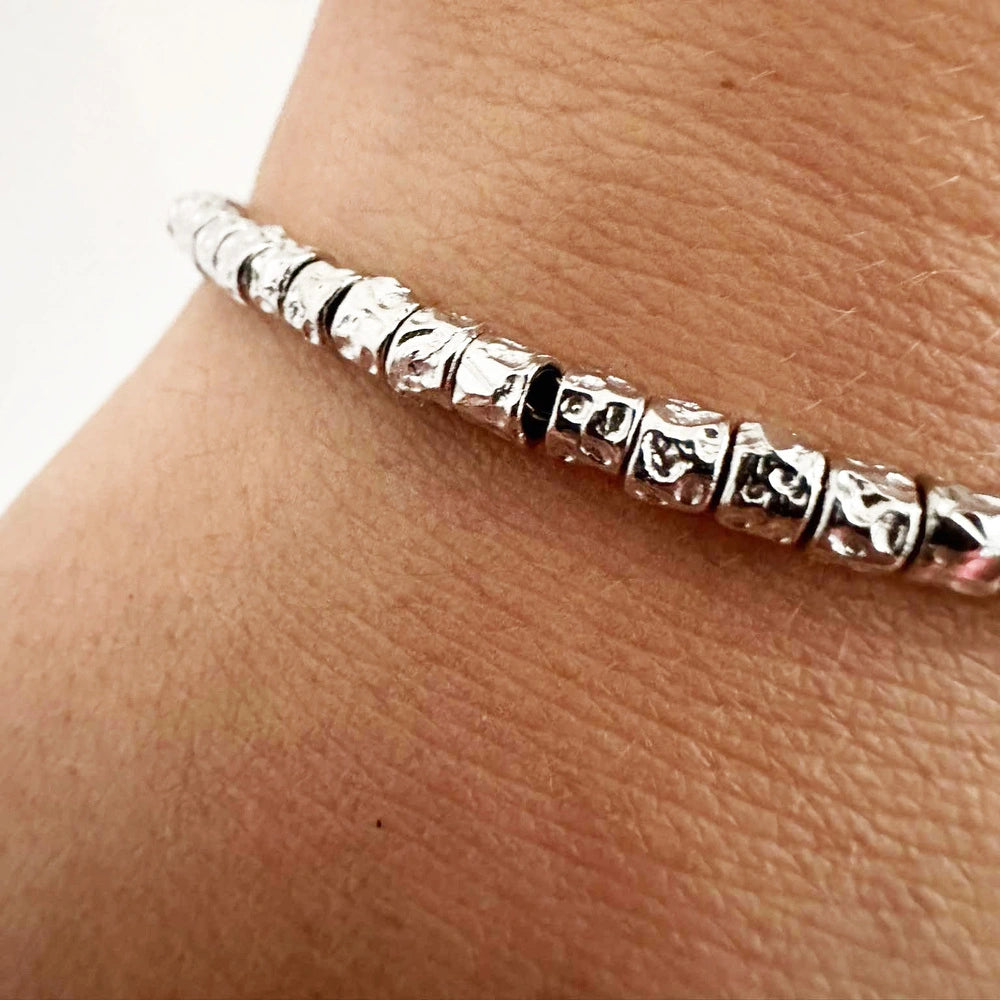 Bracciale con Pepite Granelli Argento 925
