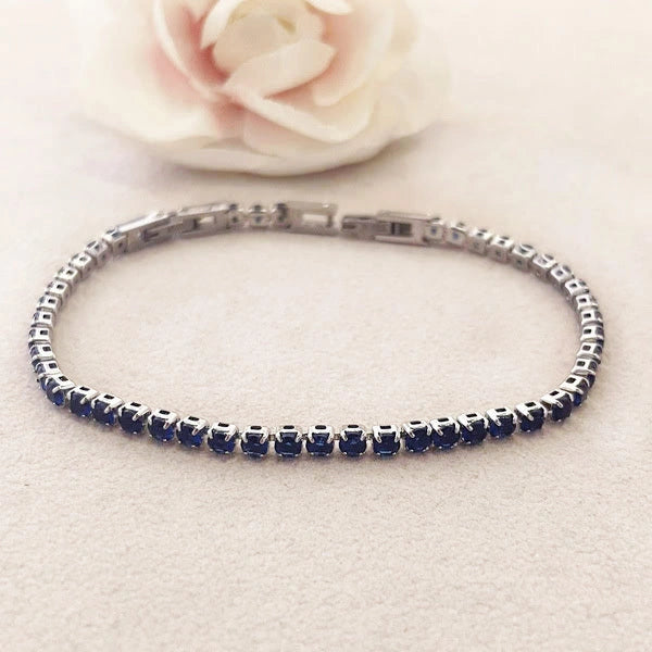 bracciale tennis acciaio uomo donna