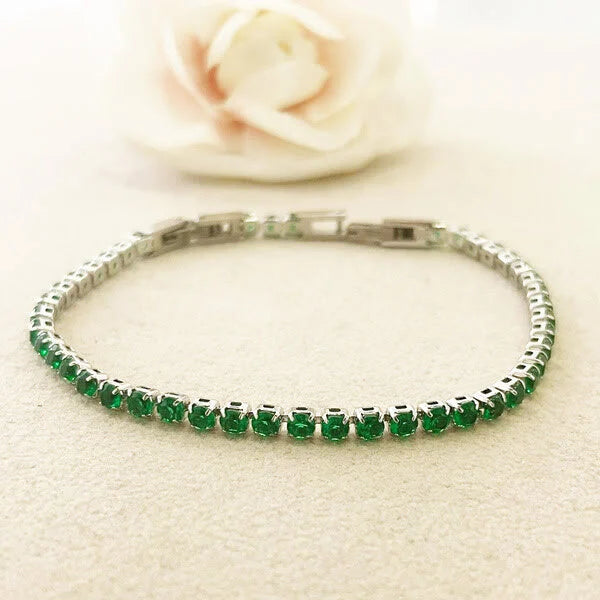 bracciale tennis acciaio uomo donna