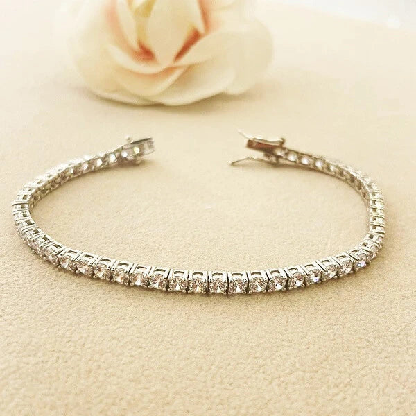 bracciale tennis argento 925 uomo donna