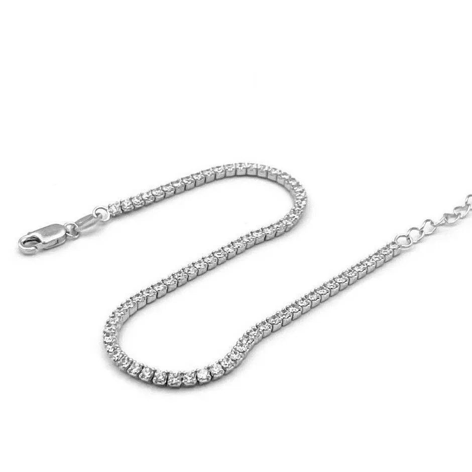 bracciale tennis argento 925 uomo donna