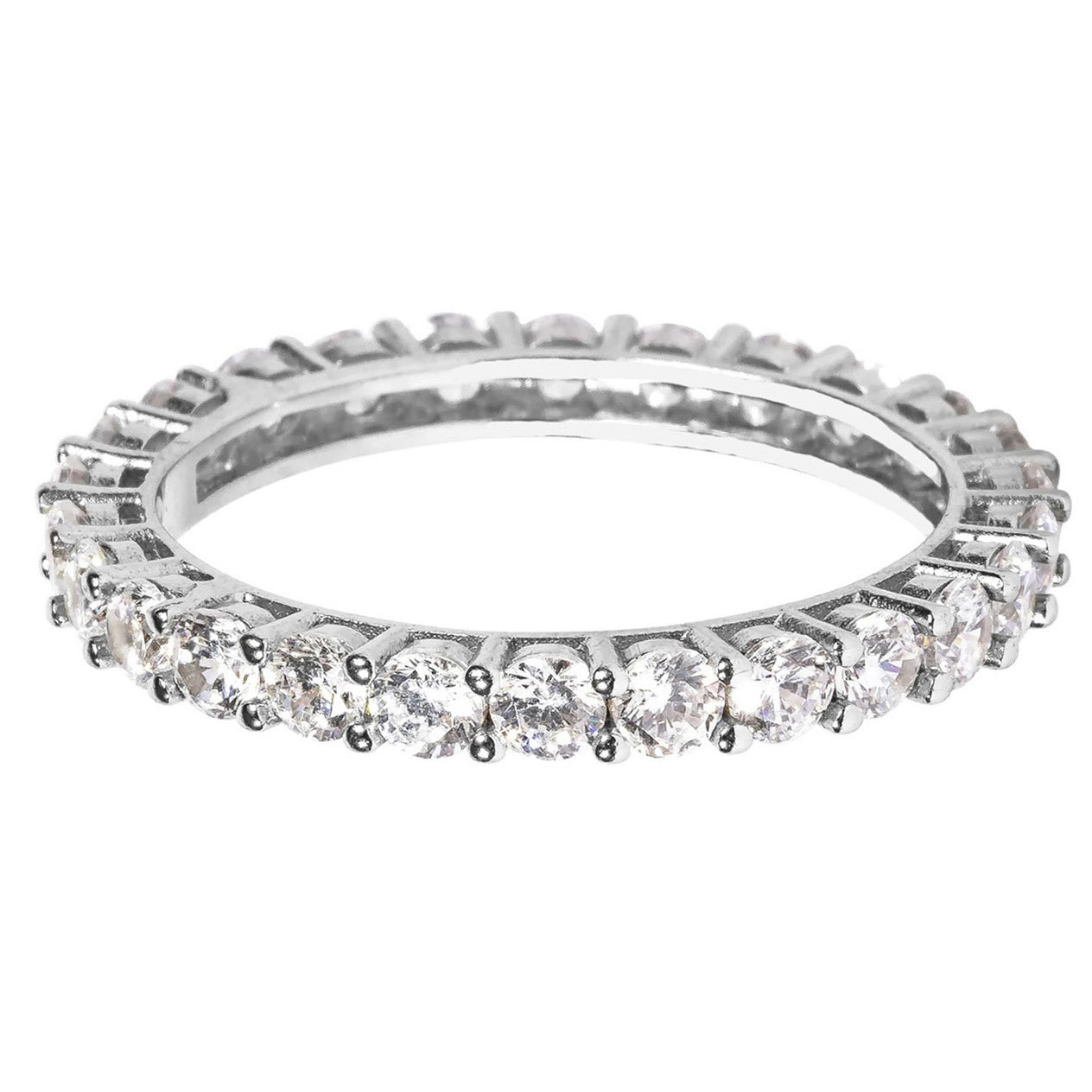 anello veretta eternity argento 925