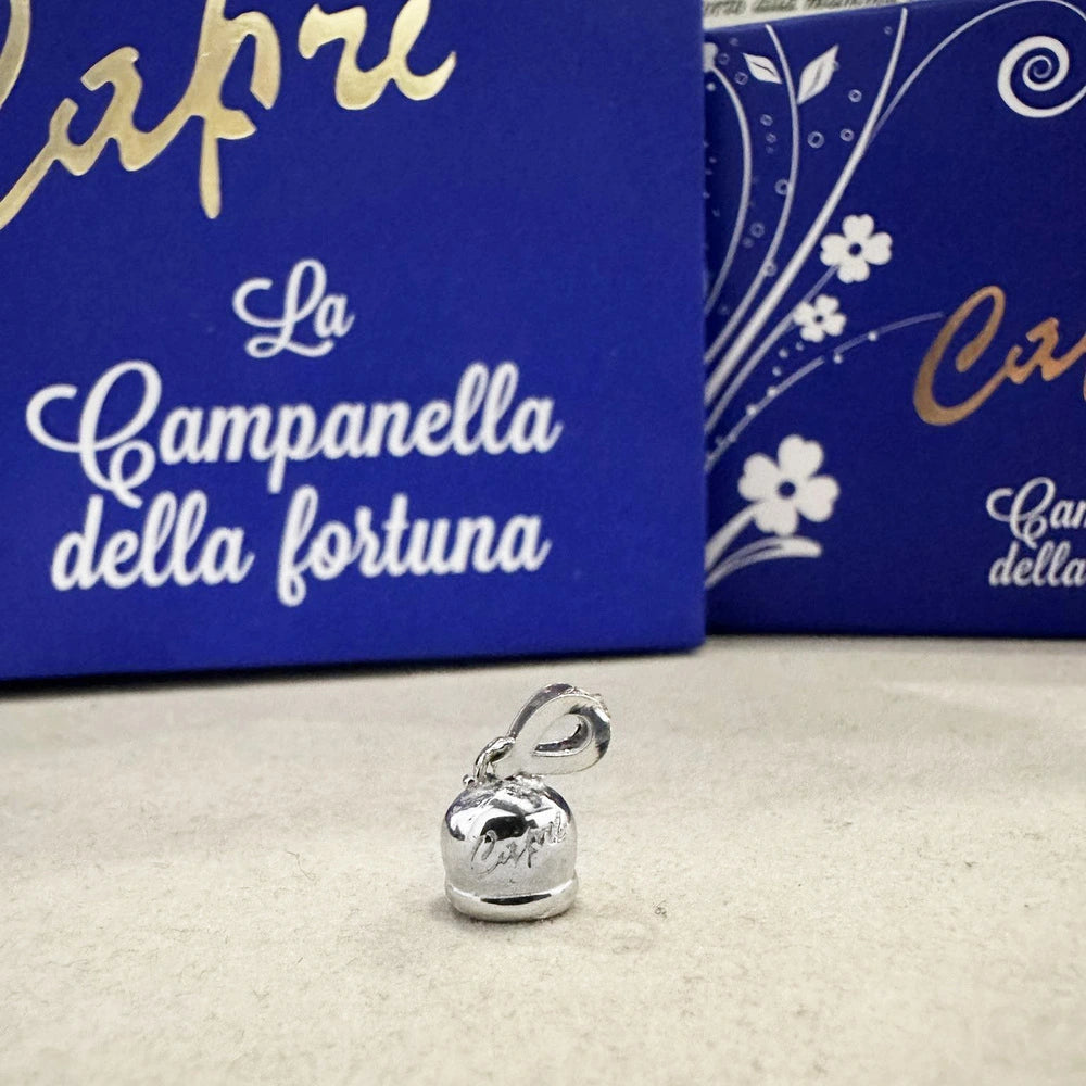 ciondolo campanella capri portafortuna argento 925