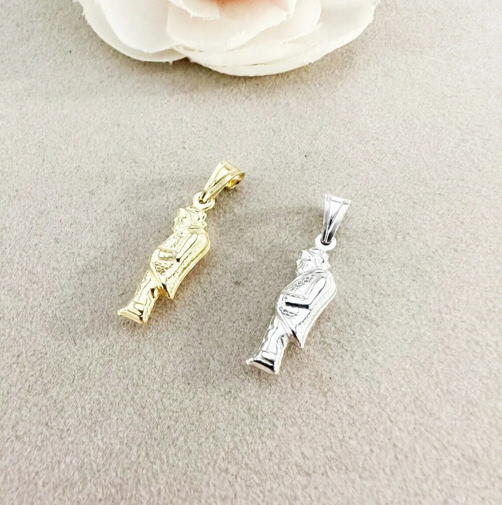 ciondolo portafortuna gobbo argento scaramantico