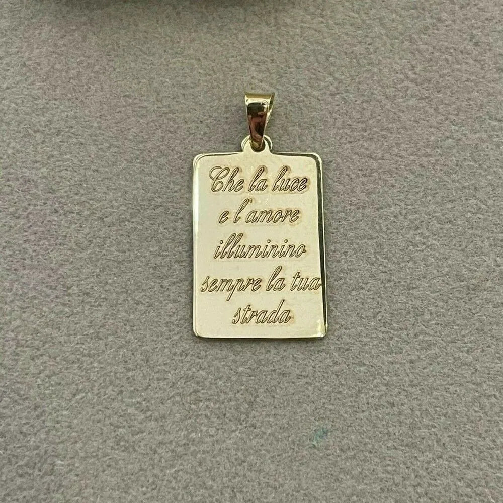 ciondolo in oro personalizzato