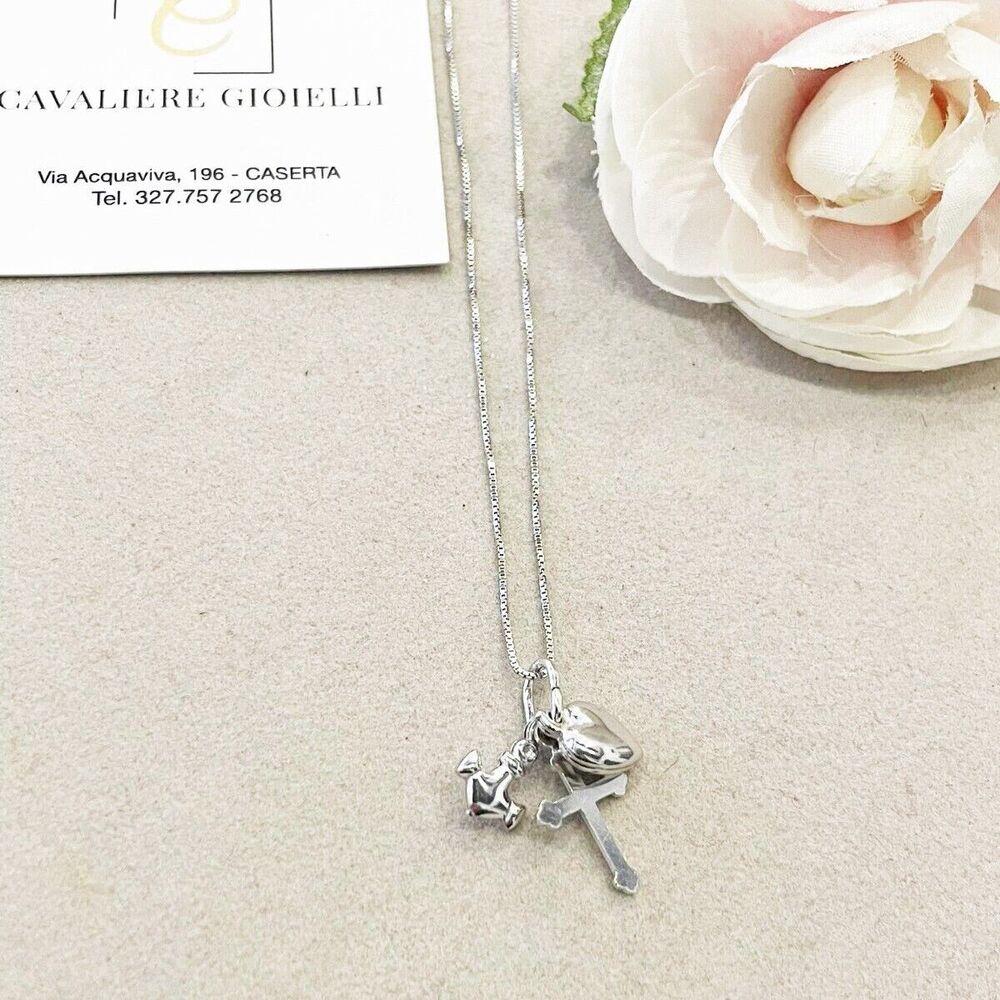 collana portafortuna argento 925