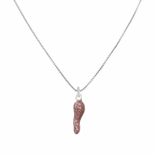 collana con cornetto rosso