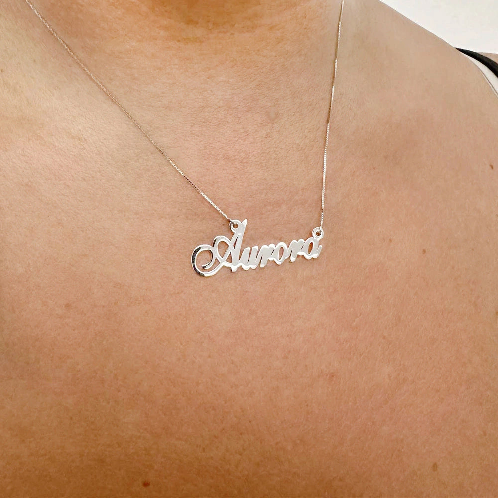 Collana con Nome in Oro 750 18 kt