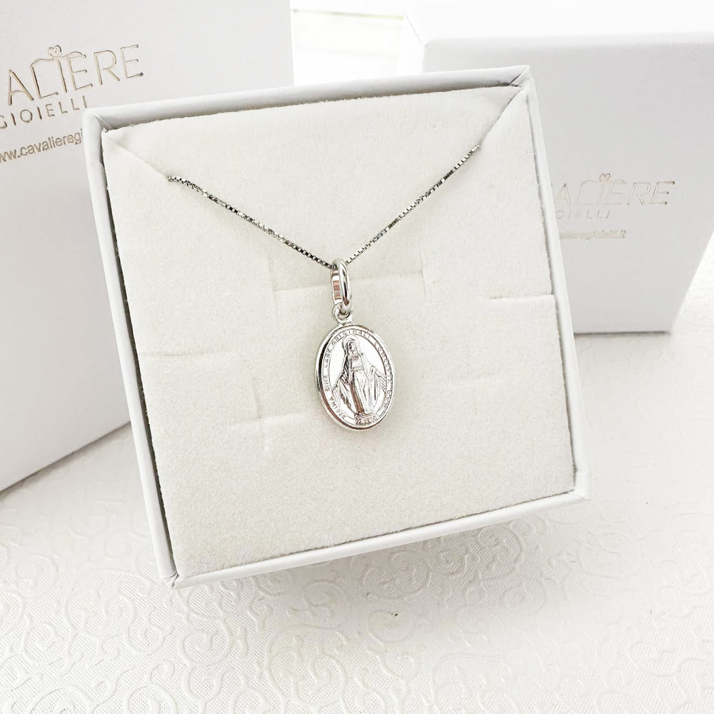 collana madonnina argento 925