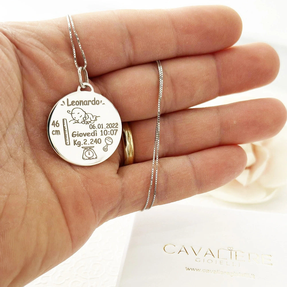 Collana Donna in Argento 925,Albero Della Vita Ciondolo Cubic Collana Donna in Argento 925,Albero Della Vita Ciondolo Cubic