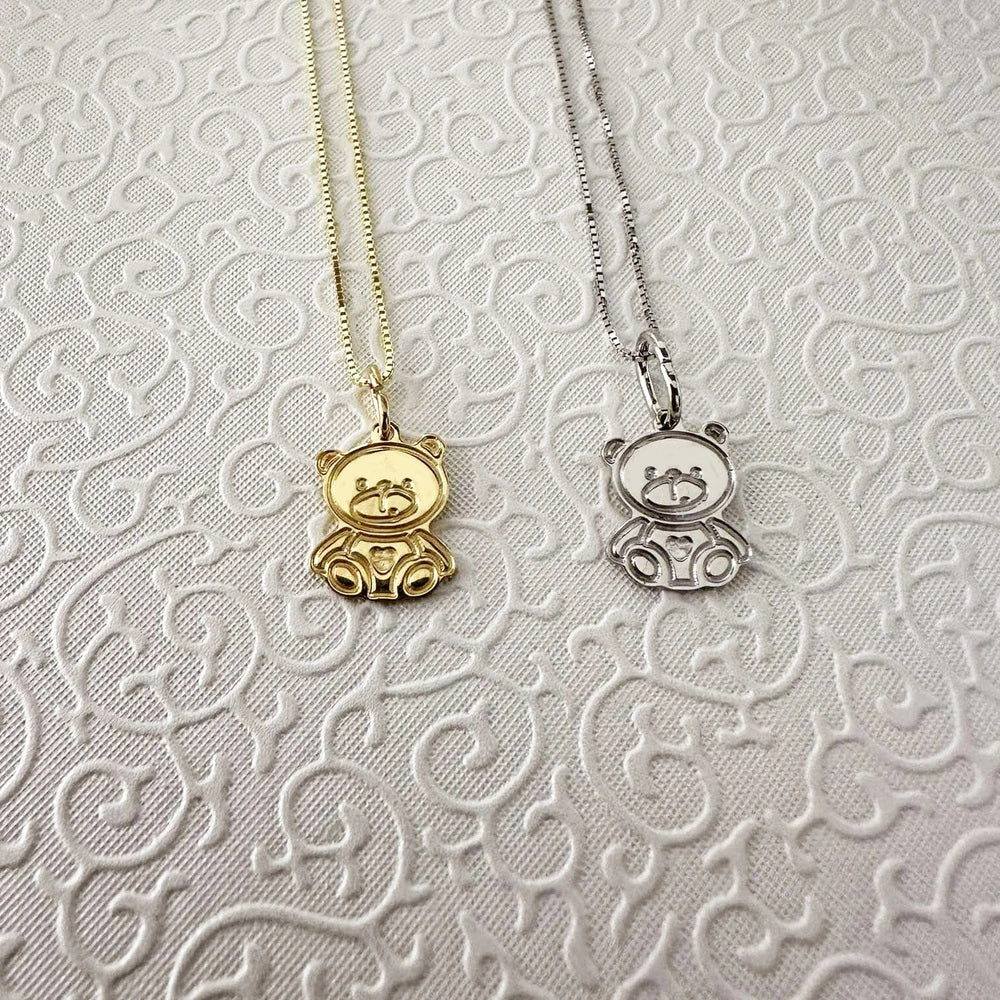 Collana Orsacchiotto Teddy Argento 925