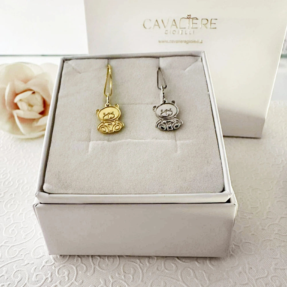 Collana Orsacchiotto Teddy Argento 925