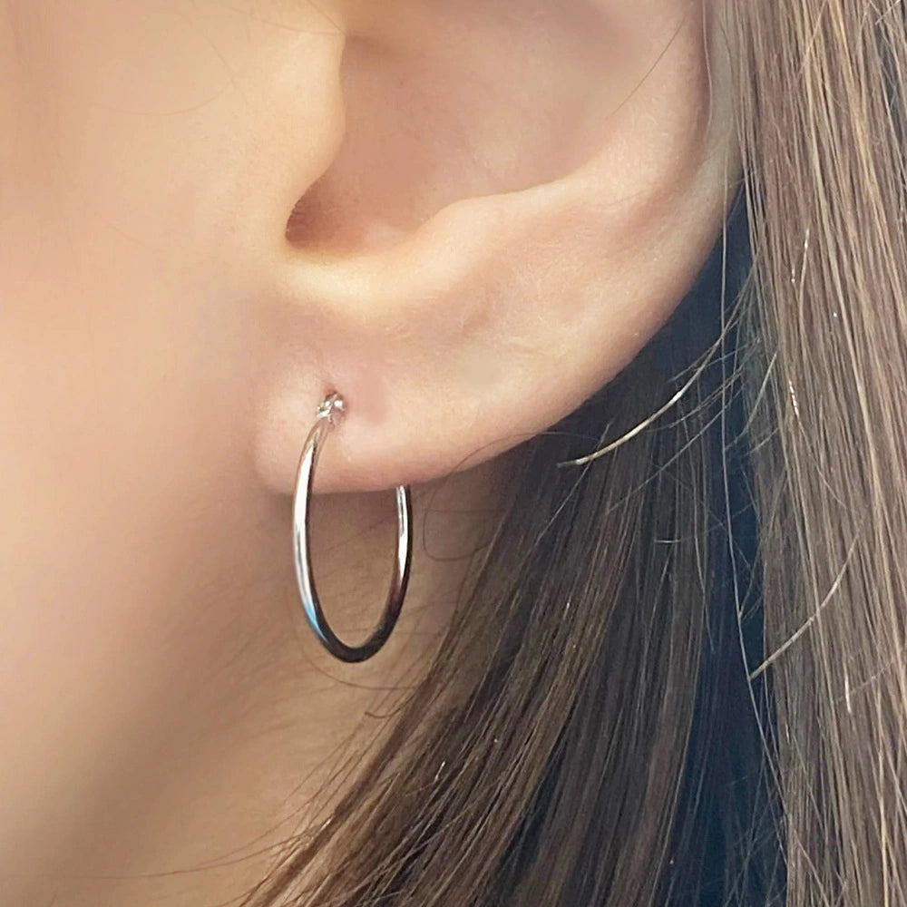 Orecchini Cerchio Argento 925 – Cavaliere Gioielli