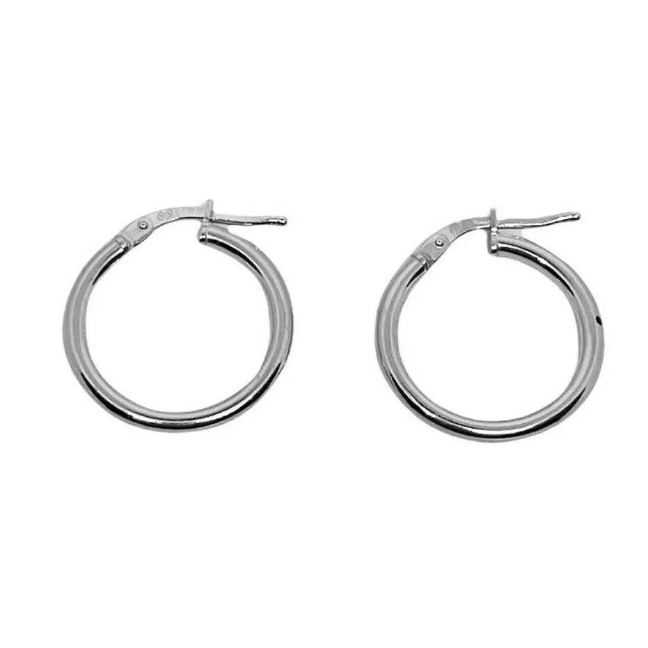 orecchini a cerchio in argento 925