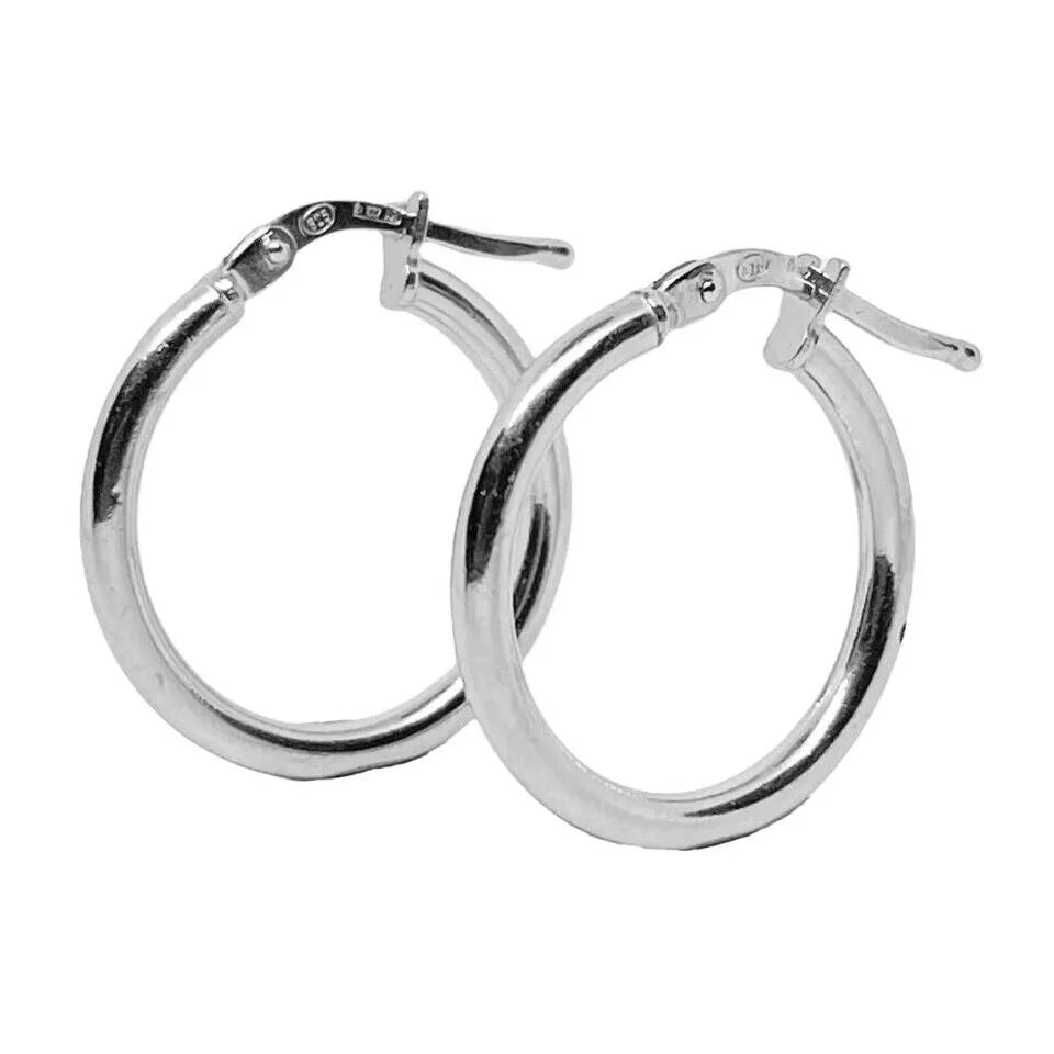 orecchini a cerchio in argento 925