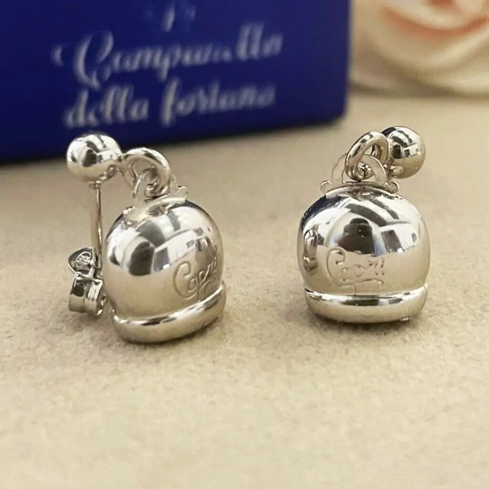 AMO CAPRI Orecchini in Argento 925 con campanella Capri e zirconi colo – Dolci pensieri gift AMO CAPRI Orecchini in Argento 925 con campanella Capri e zirconi colo – Dolci pensieri gift