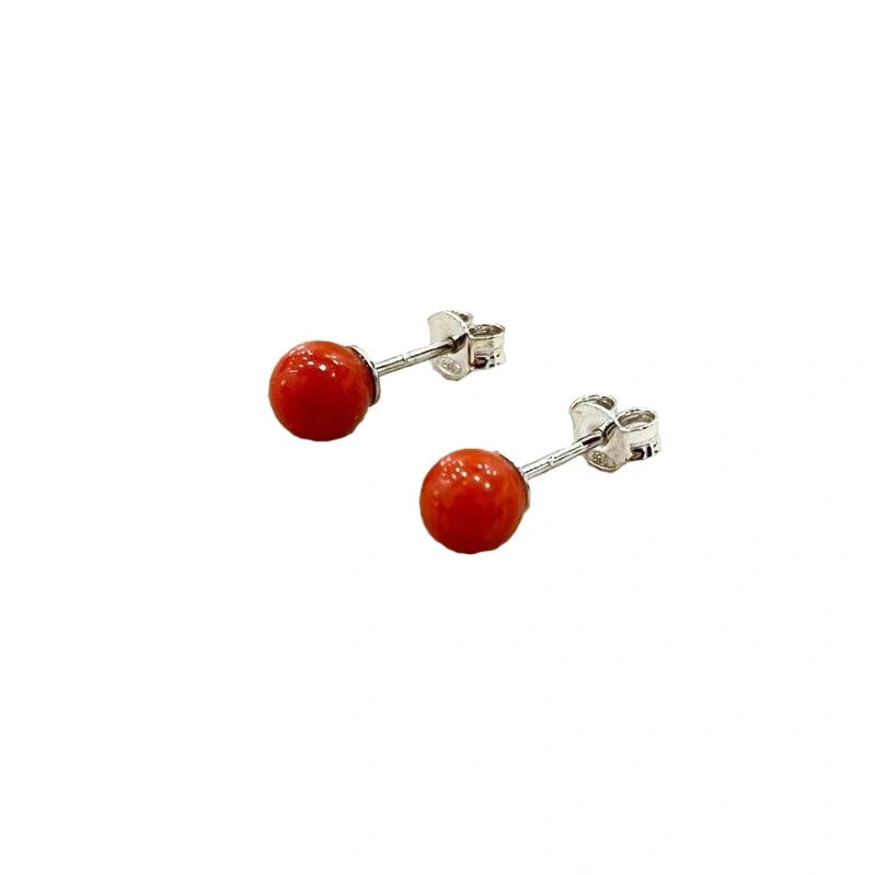 orecchini corallo argento 925