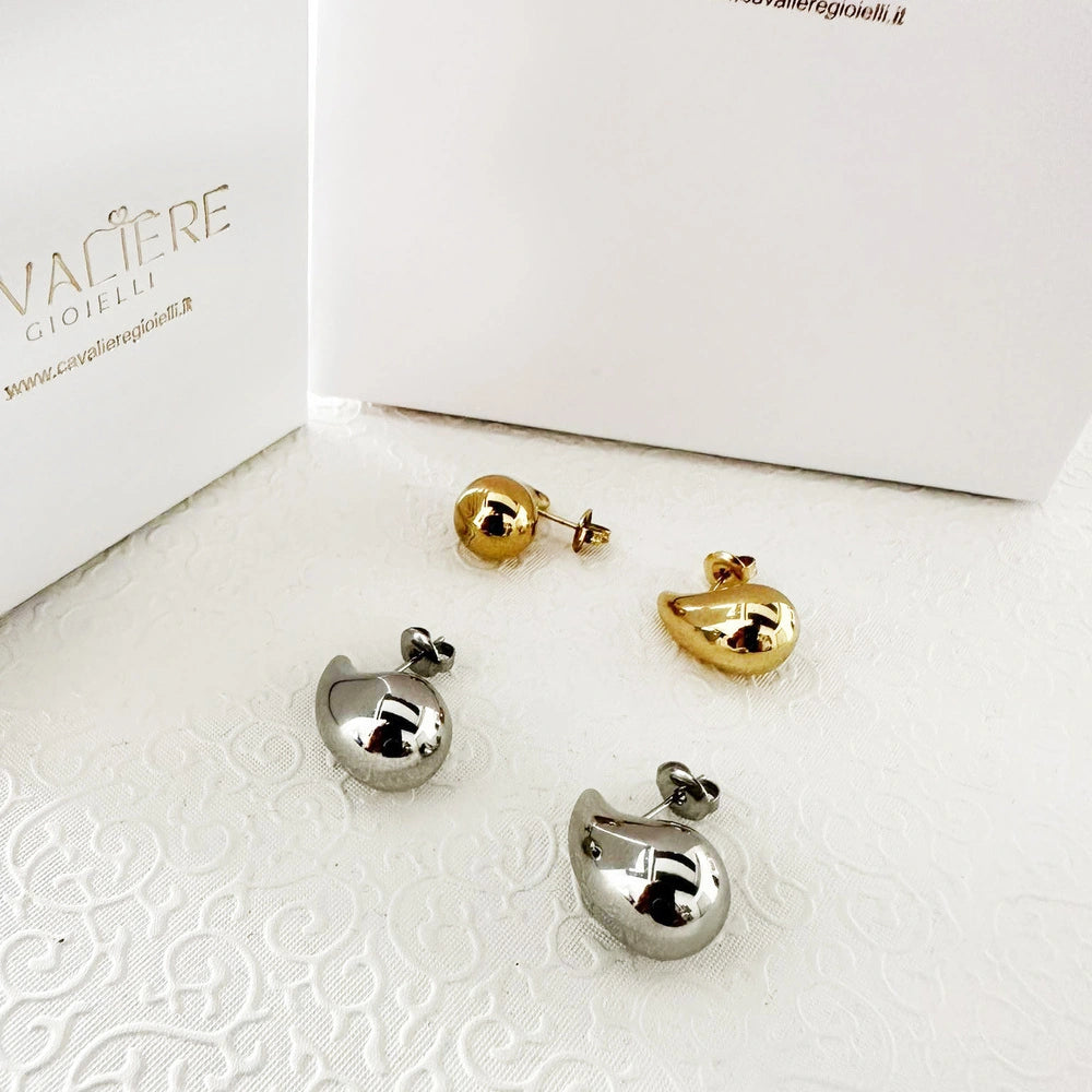 Orecchini A Goccia In Oro Giallo - Gioielleria Amadori - Foto 3