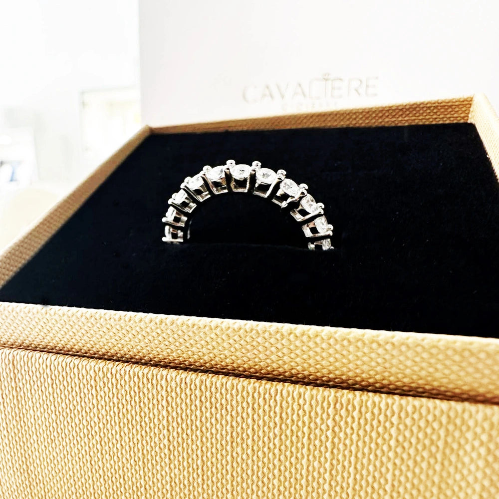 Anello Veretta Eternity Argento 925