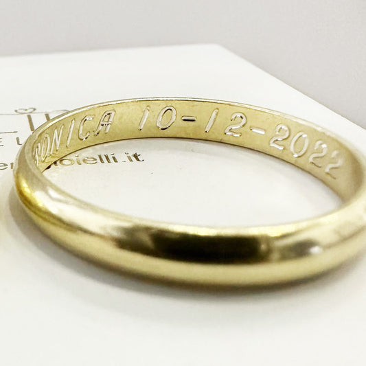 Fede Nuziale Argento 925