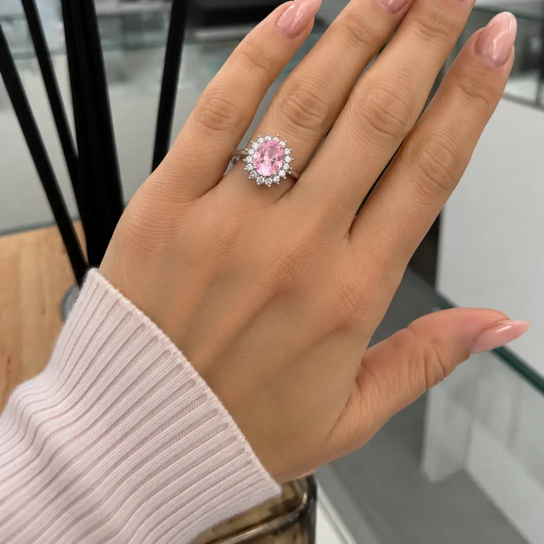 Anello Kate Argento 925 Rosa