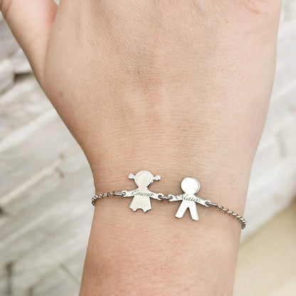 Bracciale bimbo bimba in Argento 925 personalizzato