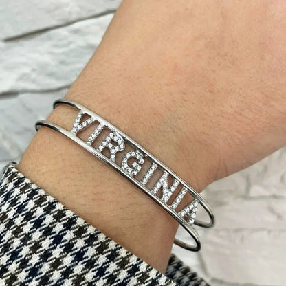 bracciale rigido con nome