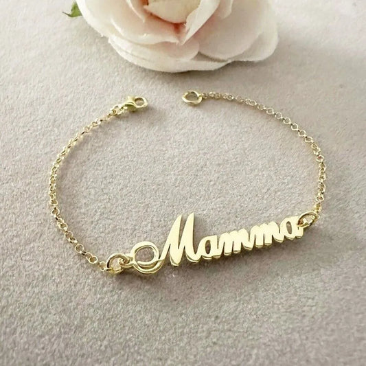 bracciale mamma argento 925