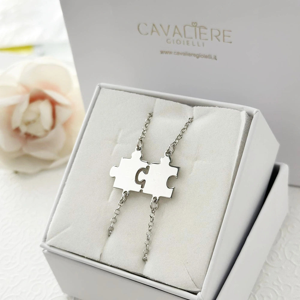 bracciale puzzle spezzato argento