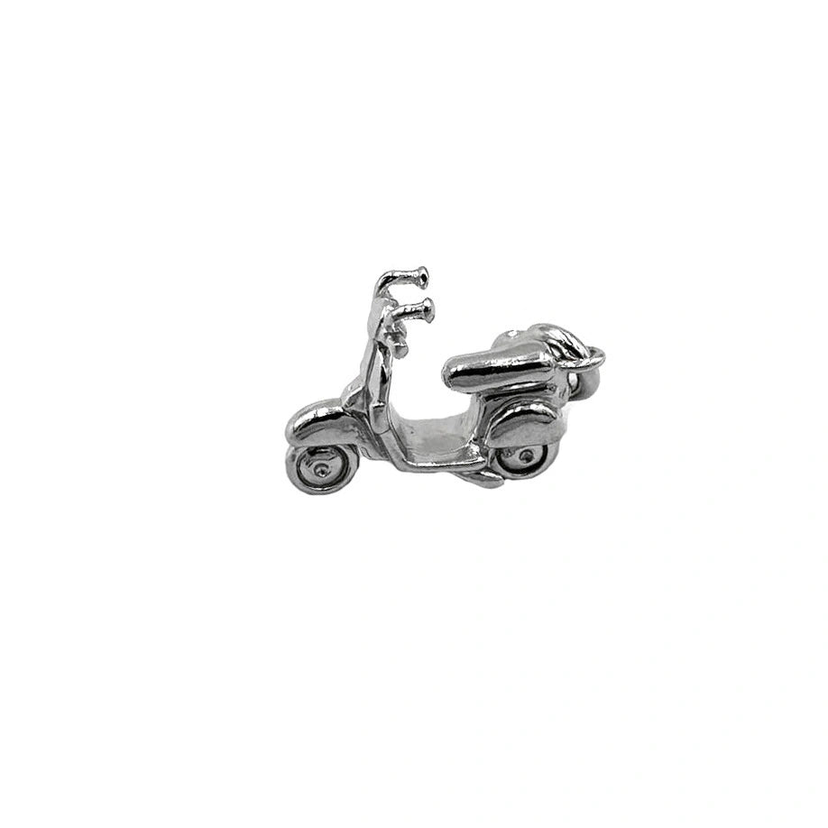 ciondolo vespa moto argento