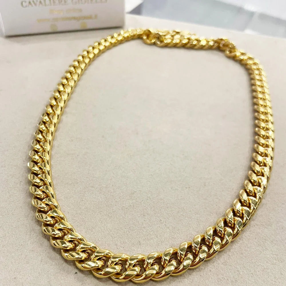 collana catena acciaio
