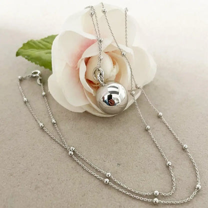 collana chiama angeli argento