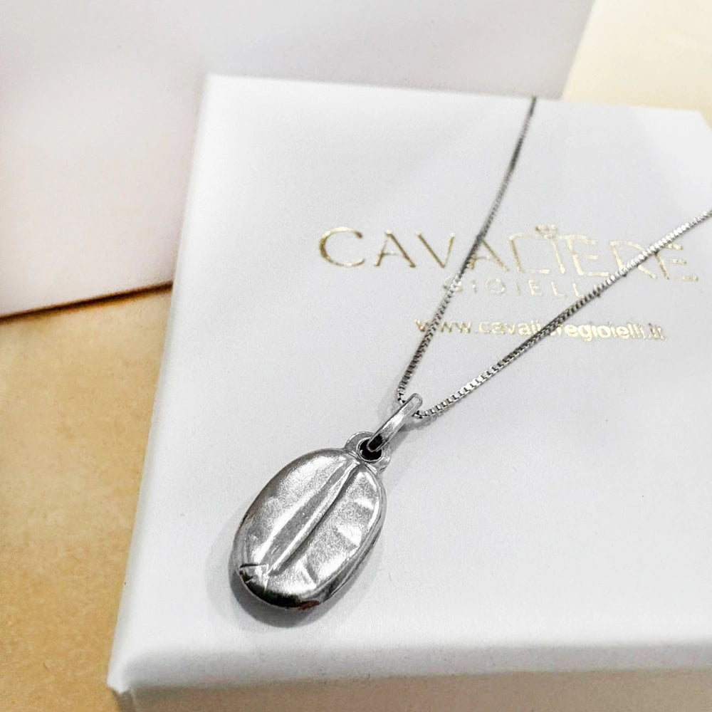 Collana Chicco di Caffè Argento 925