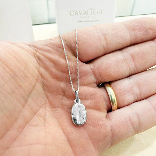Collana Chicco di Caffè Argento 925