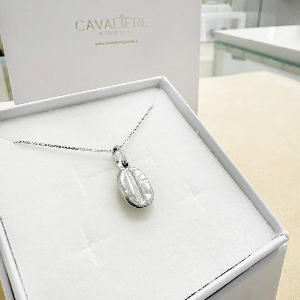 Collana Chicco di Caffè Argento 925