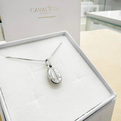 Collana Chicco di Caffè Argento 925