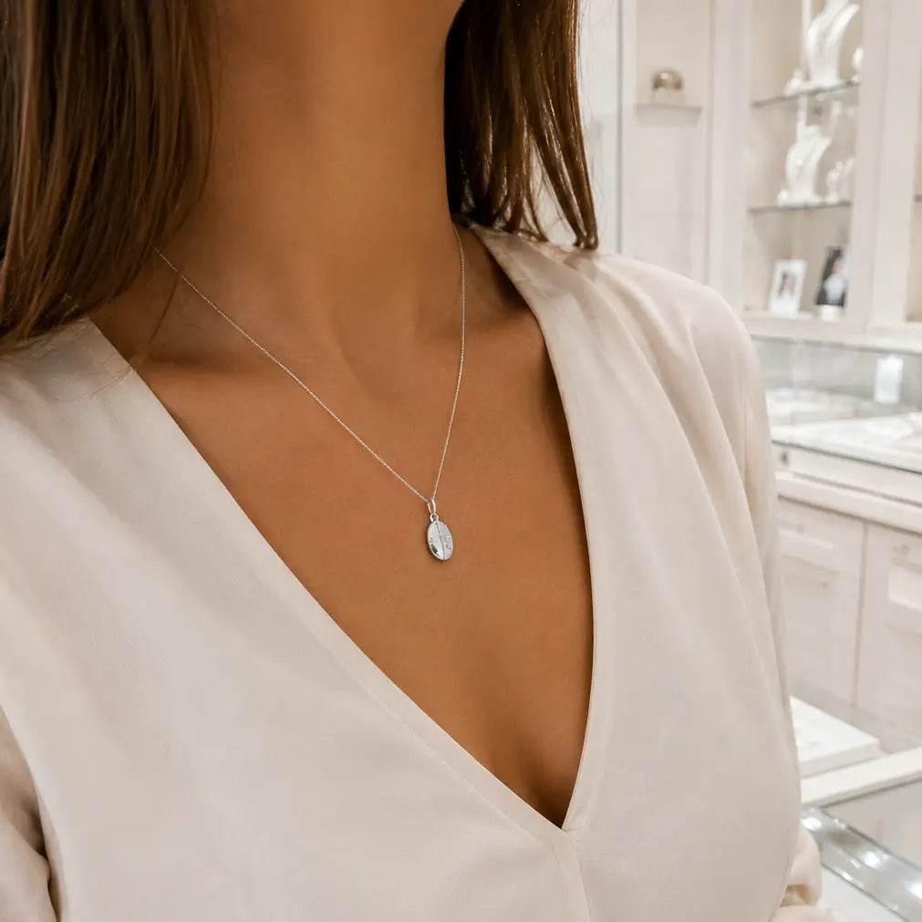 Collana Chicco di Caffè Argento 925